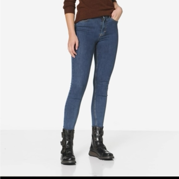 NEW Fly London Biker Three Buckle Leather Side Zip Boot Sz 37 6.5 - 7 US NIB - Picture 12 of 16